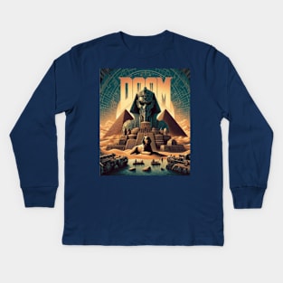 Doom Pyramids Collection Part 2# Kids Long Sleeve T-Shirt